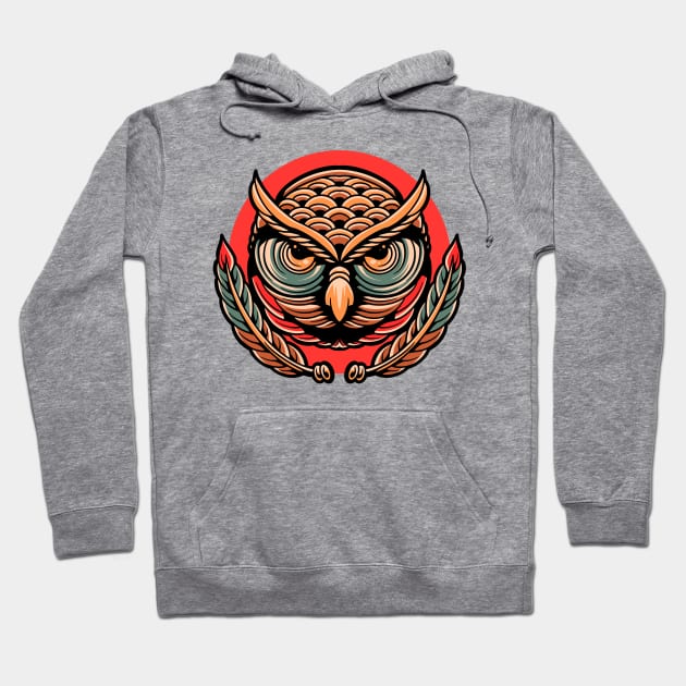 owl head tattoo Hoodie by donipacoceng